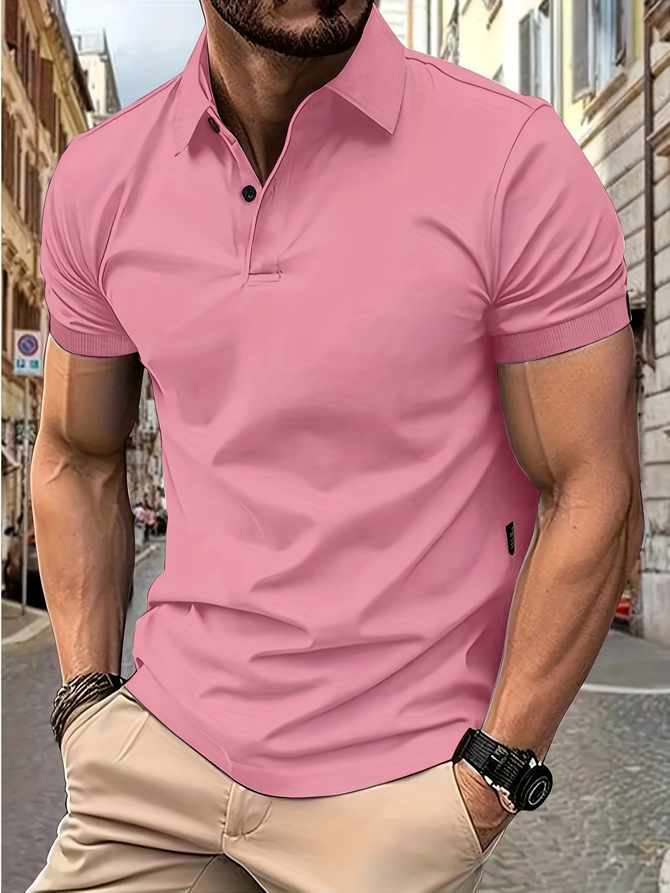 Camisa polo de hombre, elegante y ideal para ocasiones informales