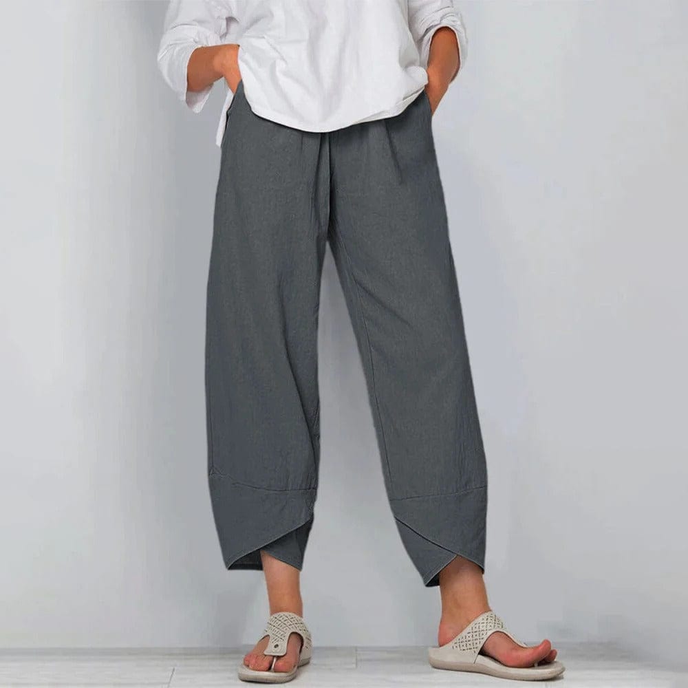 Pantalones Mujer – Estilo Harem, Fluido y Versátil para Diario o Vacaciones