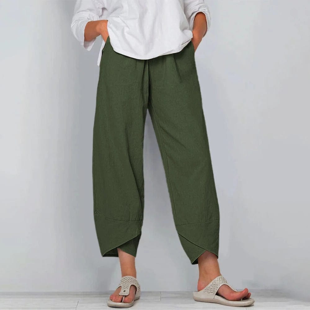 Pantalones Mujer – Estilo Harem, Fluido y Versátil para Diario o Vacaciones