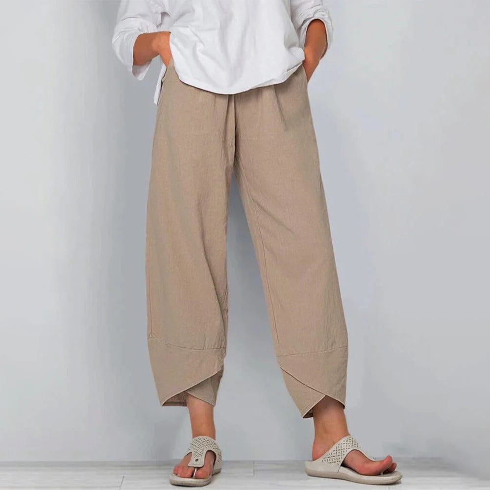 Pantalones Mujer – Estilo Harem, Fluido y Versátil para Diario o Vacaciones