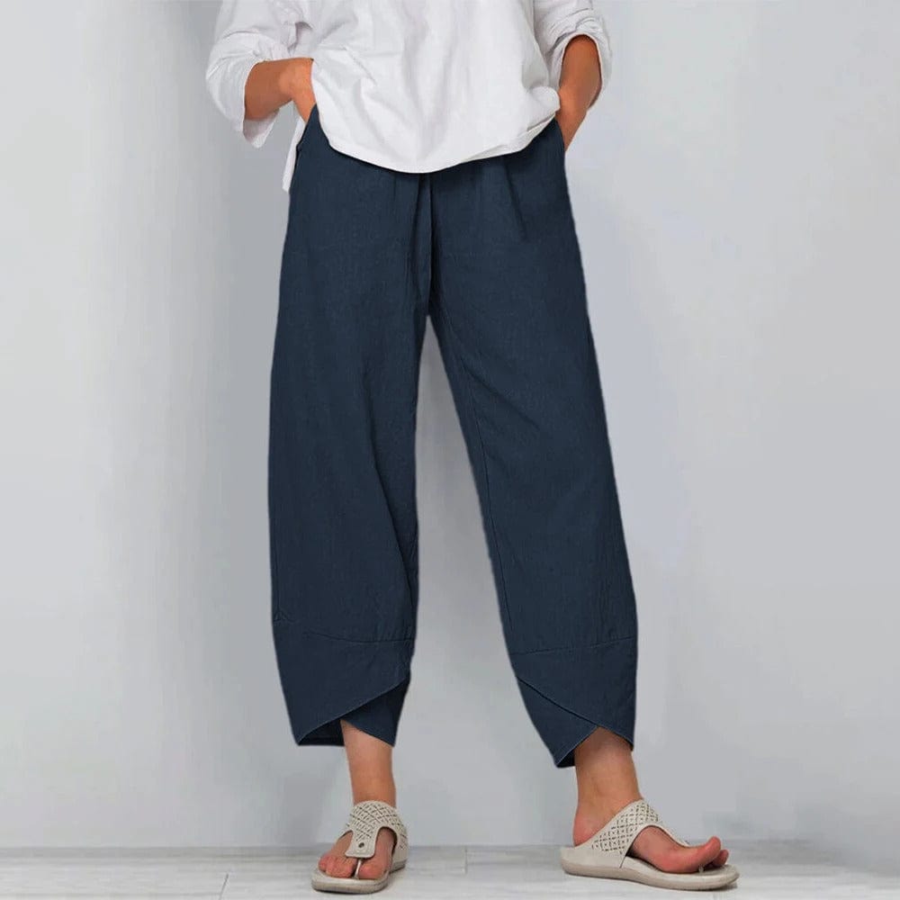 Pantalones Mujer – Estilo Harem, Fluido y Versátil para Diario o Vacaciones