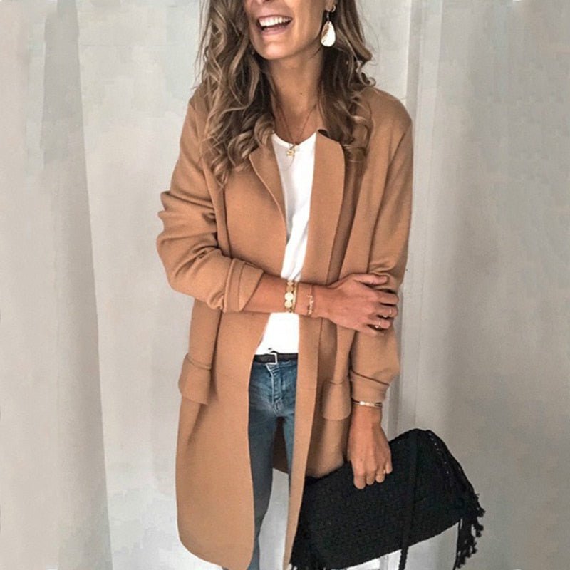 Chaqueta ligera de otoño, estilosa y perfecta para capas