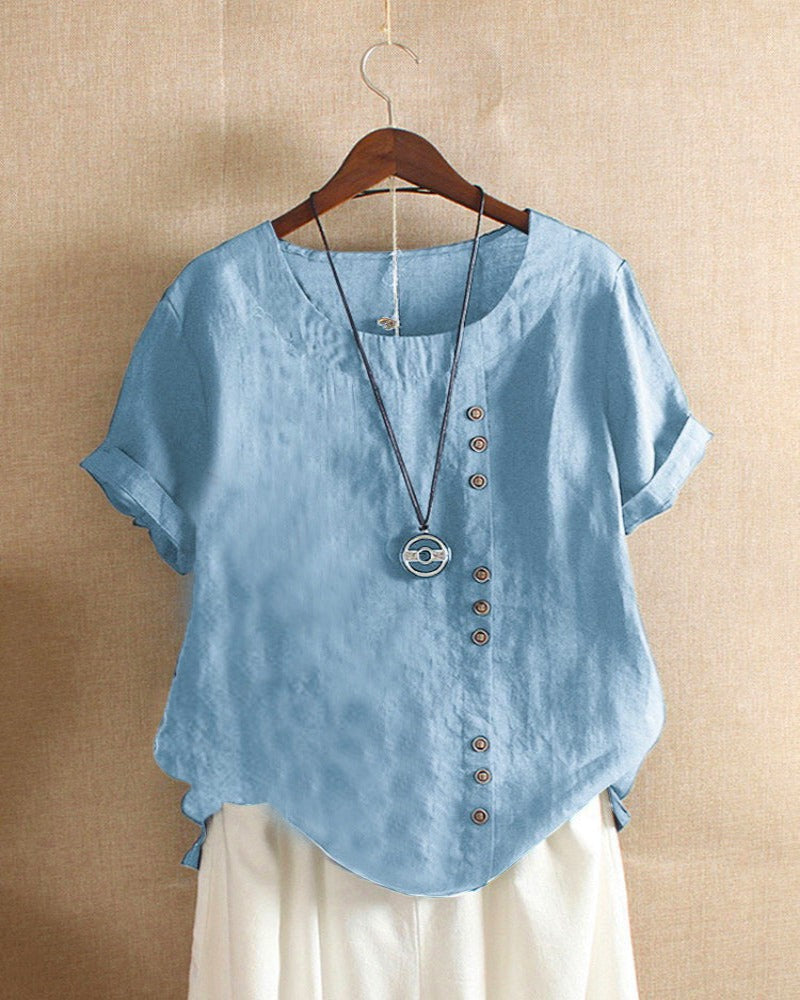 Blusa femenina ligera, perfecta para diario