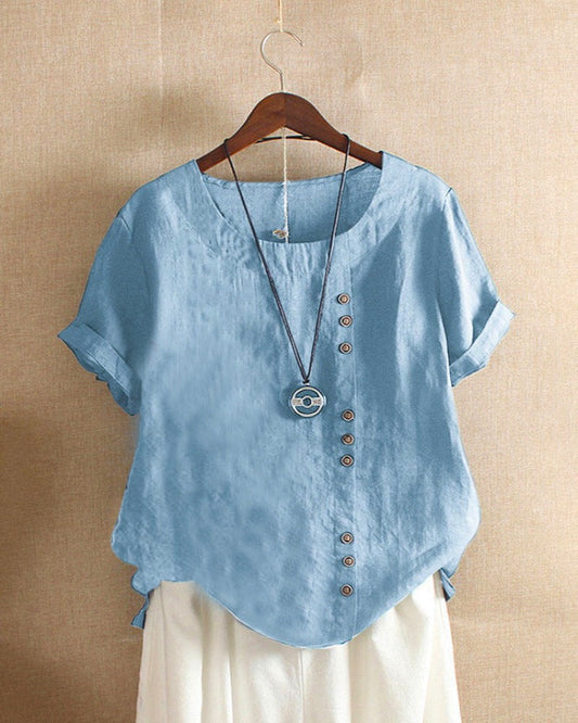 Blusa femenina ligera, perfecta para diario