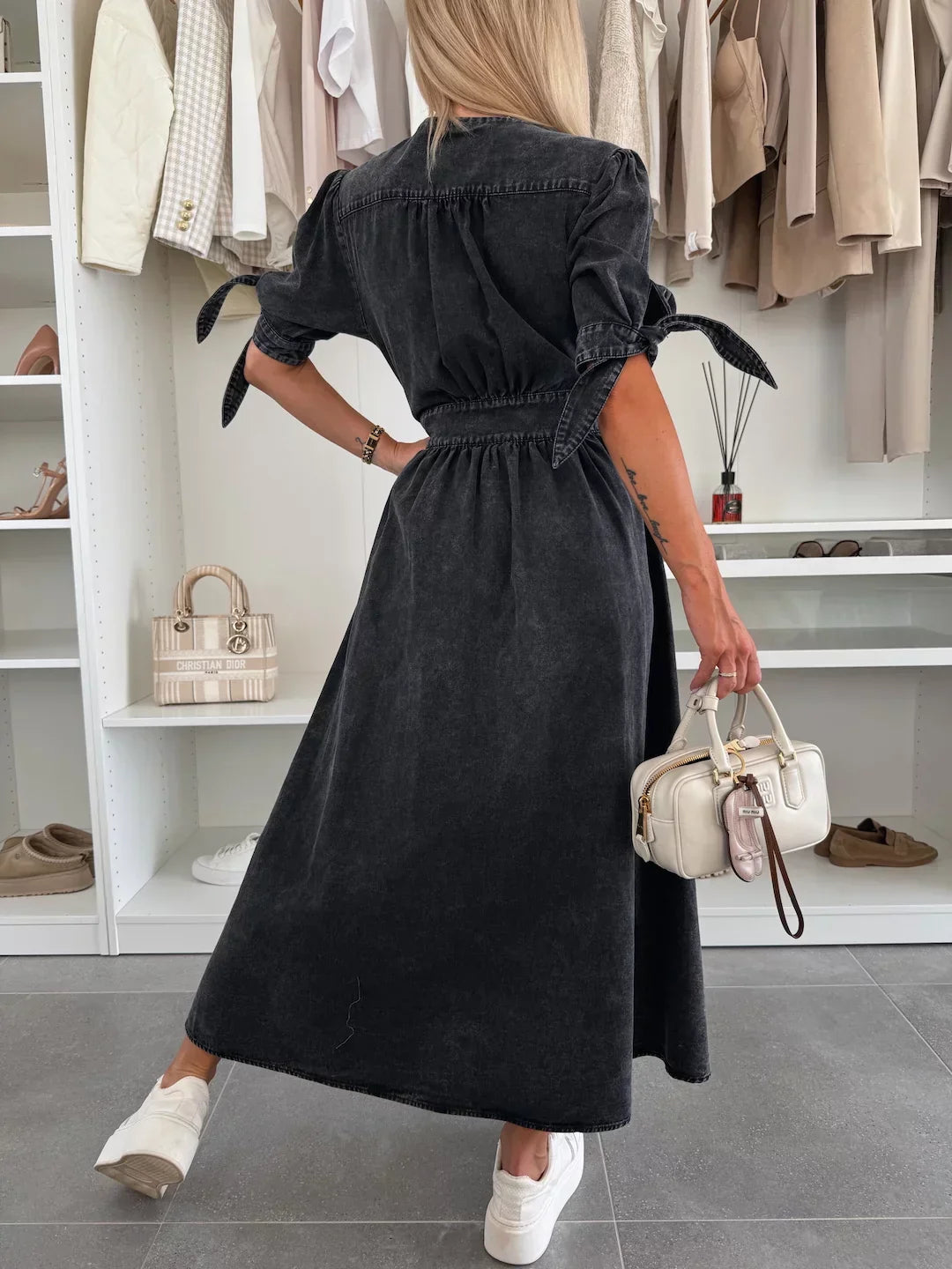 Vestido Denim Mujer – Ligero y Perfecto para Primavera y Verano