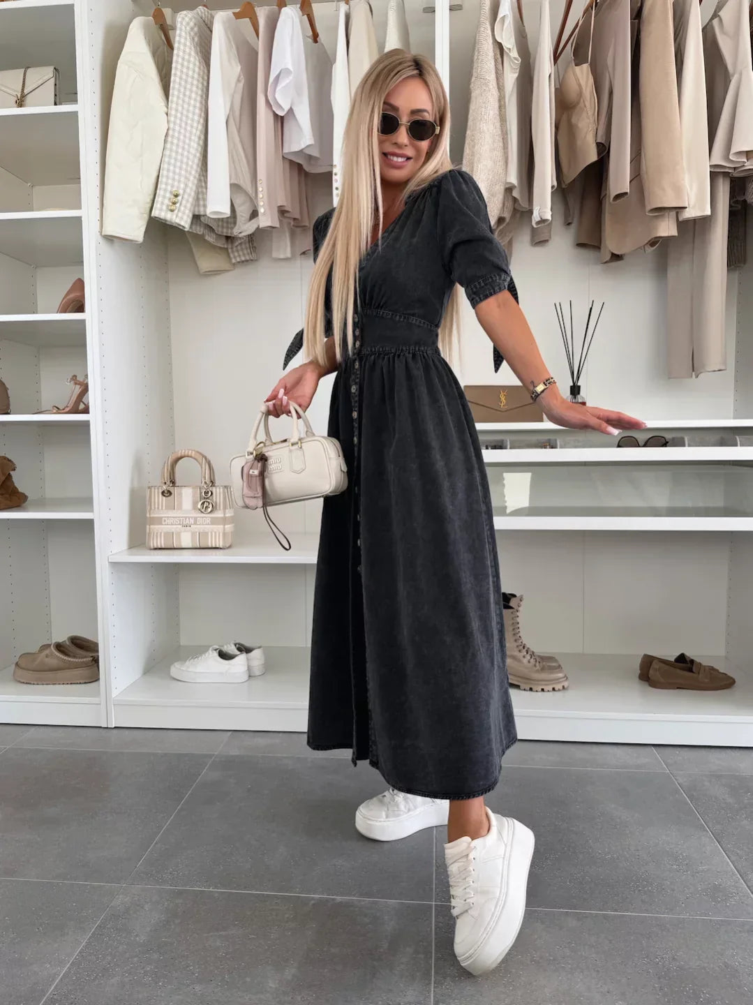 Vestido Denim Mujer – Ligero y Perfecto para Primavera y Verano