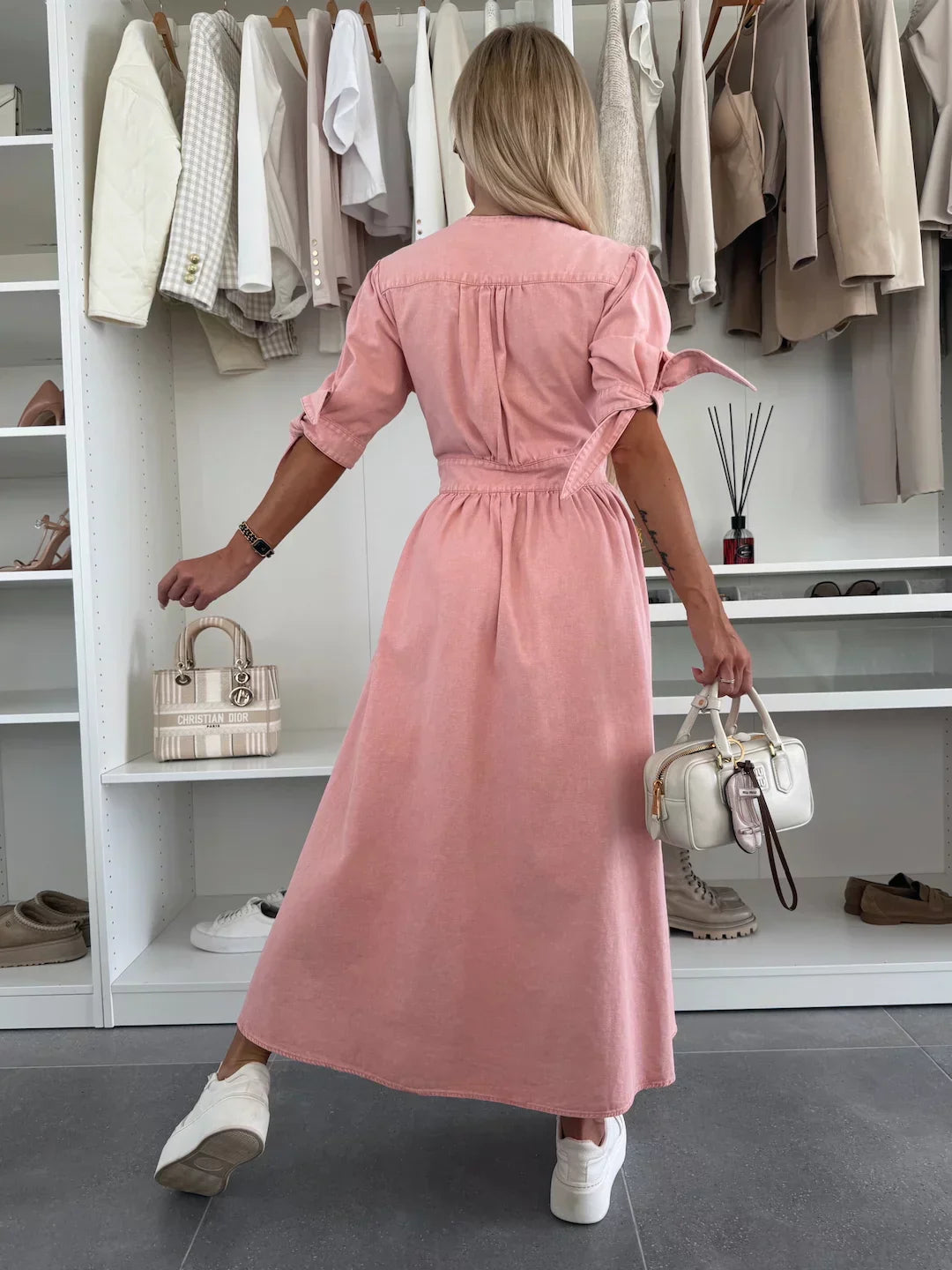 Vestido Denim Mujer – Ligero y Perfecto para Primavera y Verano