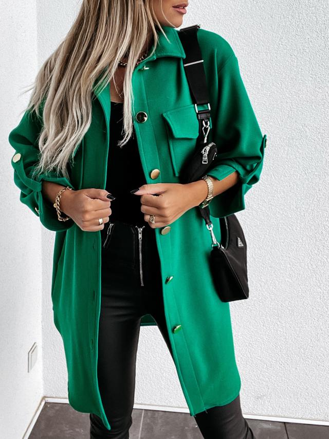 Chaqueta femenina ligera, chic y versátil para diario