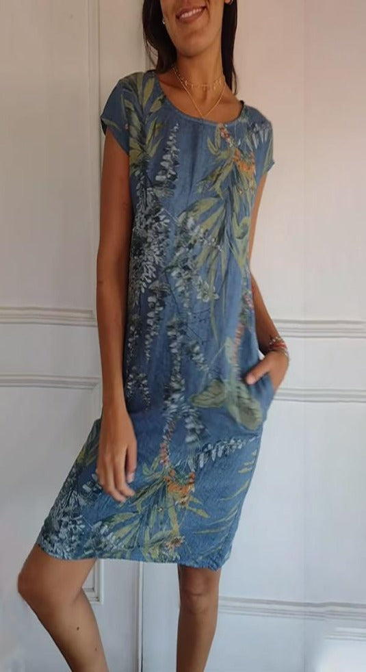 Vestido de mujer suave y confortable para primavera y verano