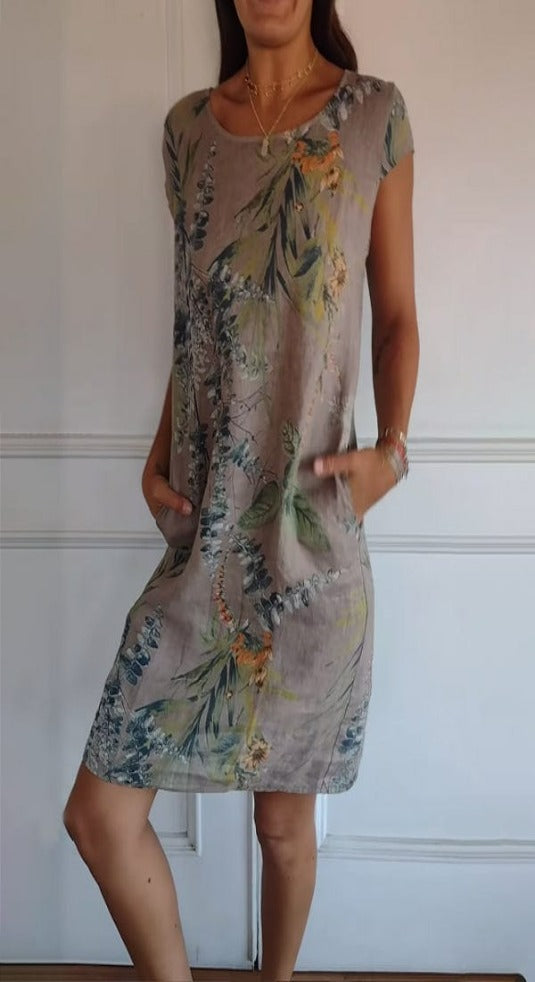 Vestido de mujer suave y confortable para primavera y verano