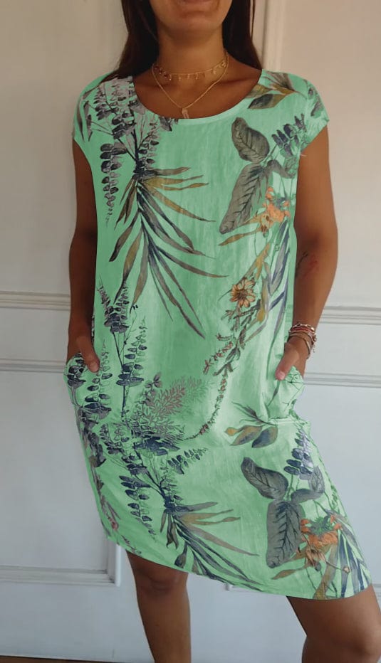 Vestido de mujer suave y confortable para primavera y verano