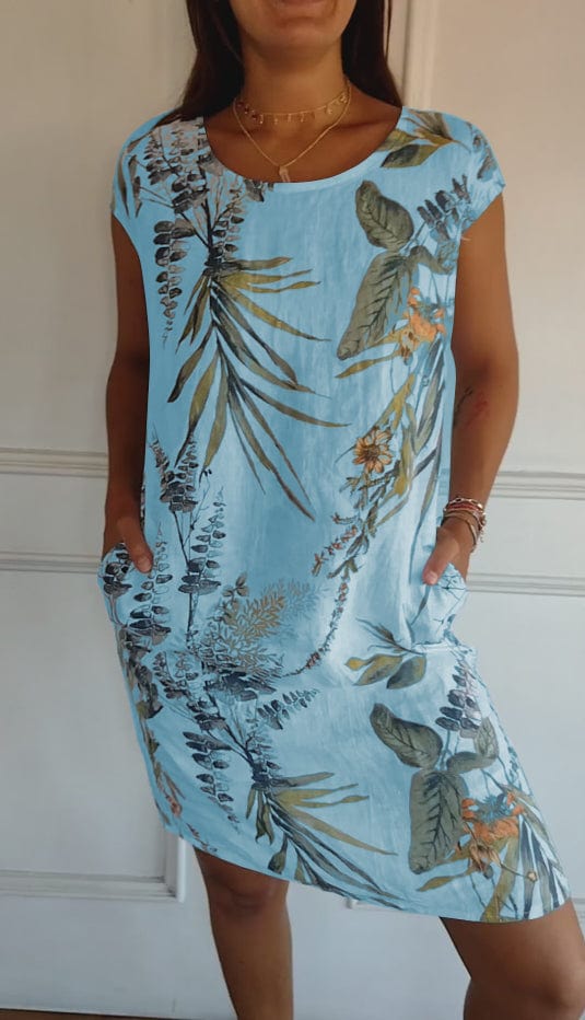 Vestido de mujer suave y confortable para primavera y verano