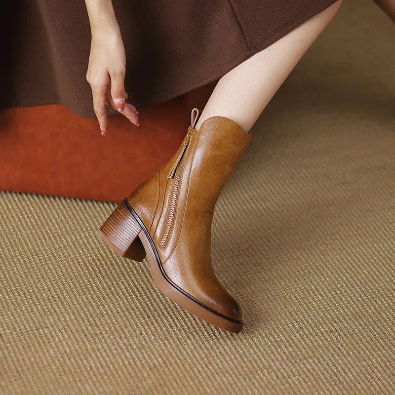 Sierra | Botines de piel