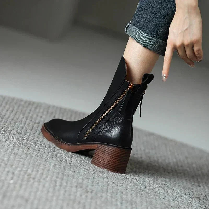 Sierra | Botines de piel