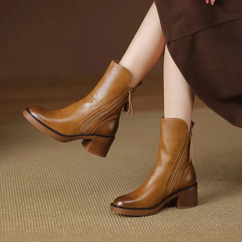 Sierra | Botines de piel
