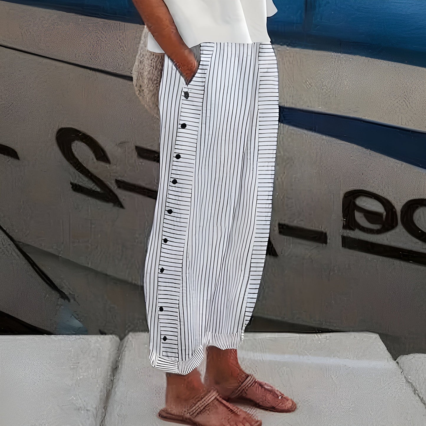Suzie | Pantalones de lino ligero