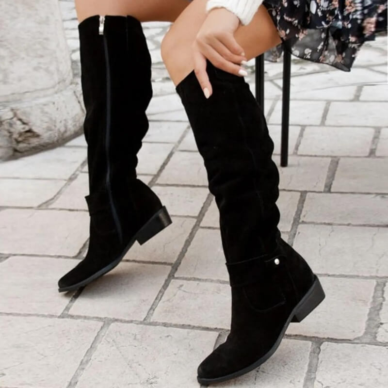 Calzado mujer elegante botas chic cómodo y versátil diario