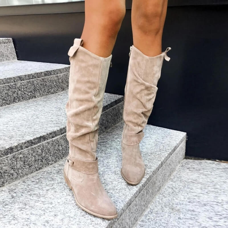 Calzado mujer elegante botas chic cómodo y versátil diario