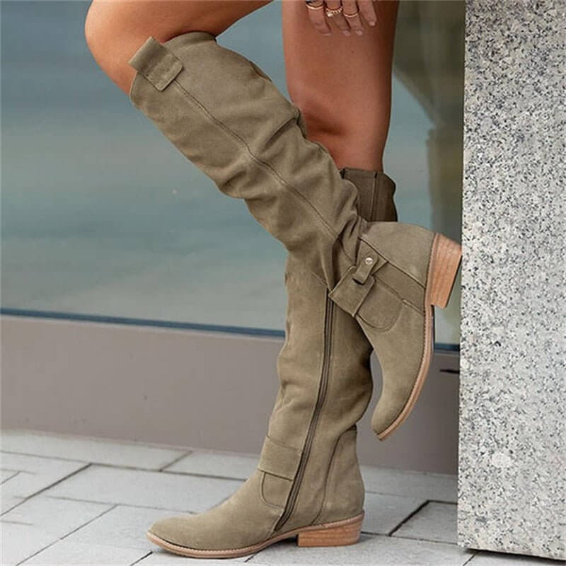 Calzado mujer elegante botas chic cómodo y versátil diario