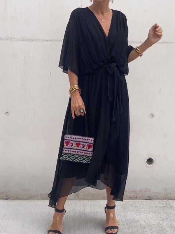Vestido mujer chiffon cómodo y moderno diario o formal