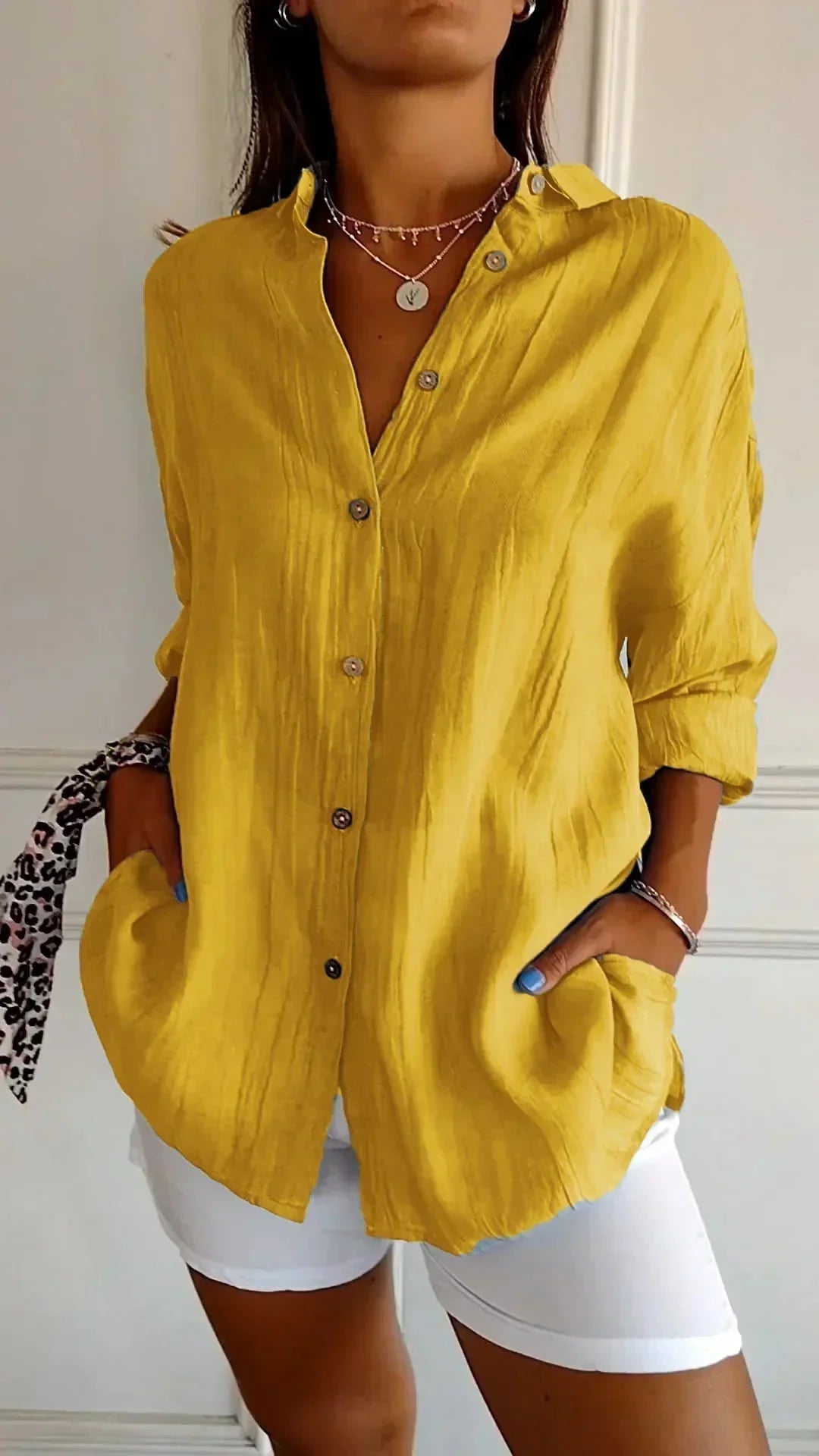 Christina | Blusa de algodón de alta calidad