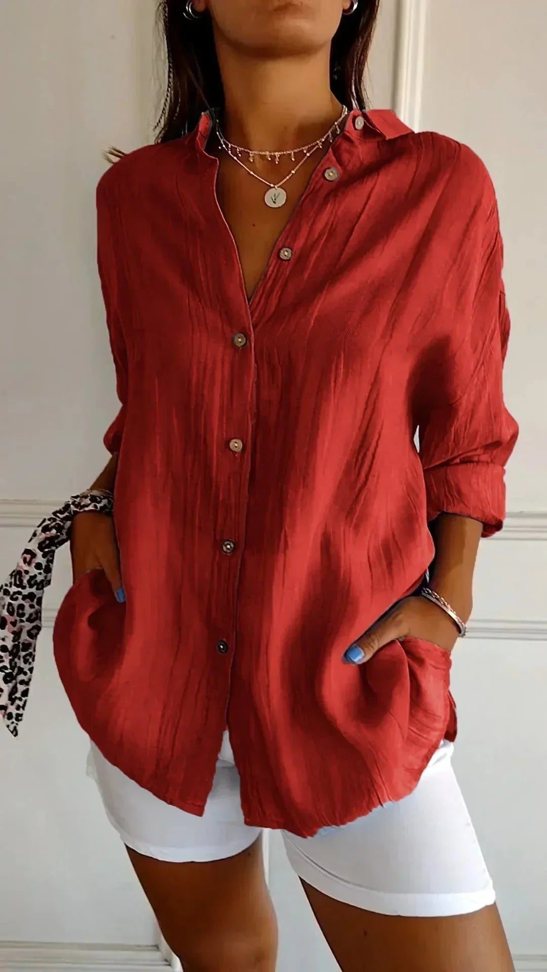 Christina | Blusa de algodón de alta calidad