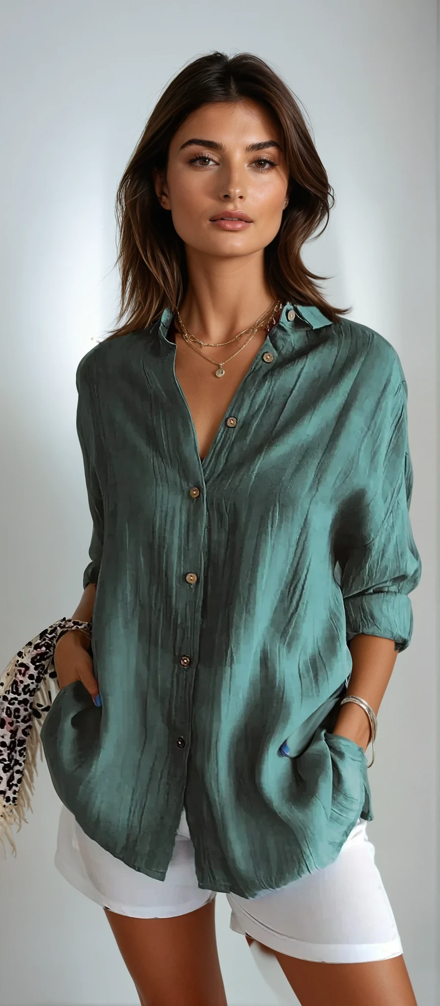 Christina | Blusa de algodón de alta calidad