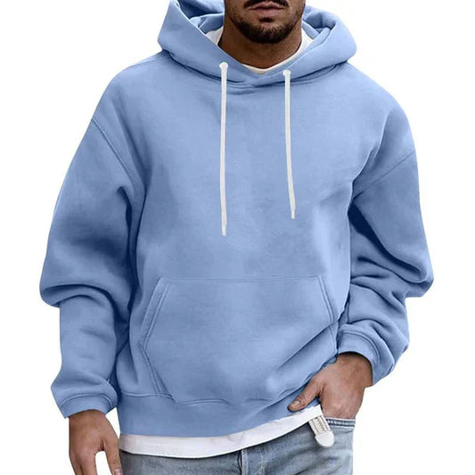 Sudadera de hombre con capucha, cálida y estilosa para otoño