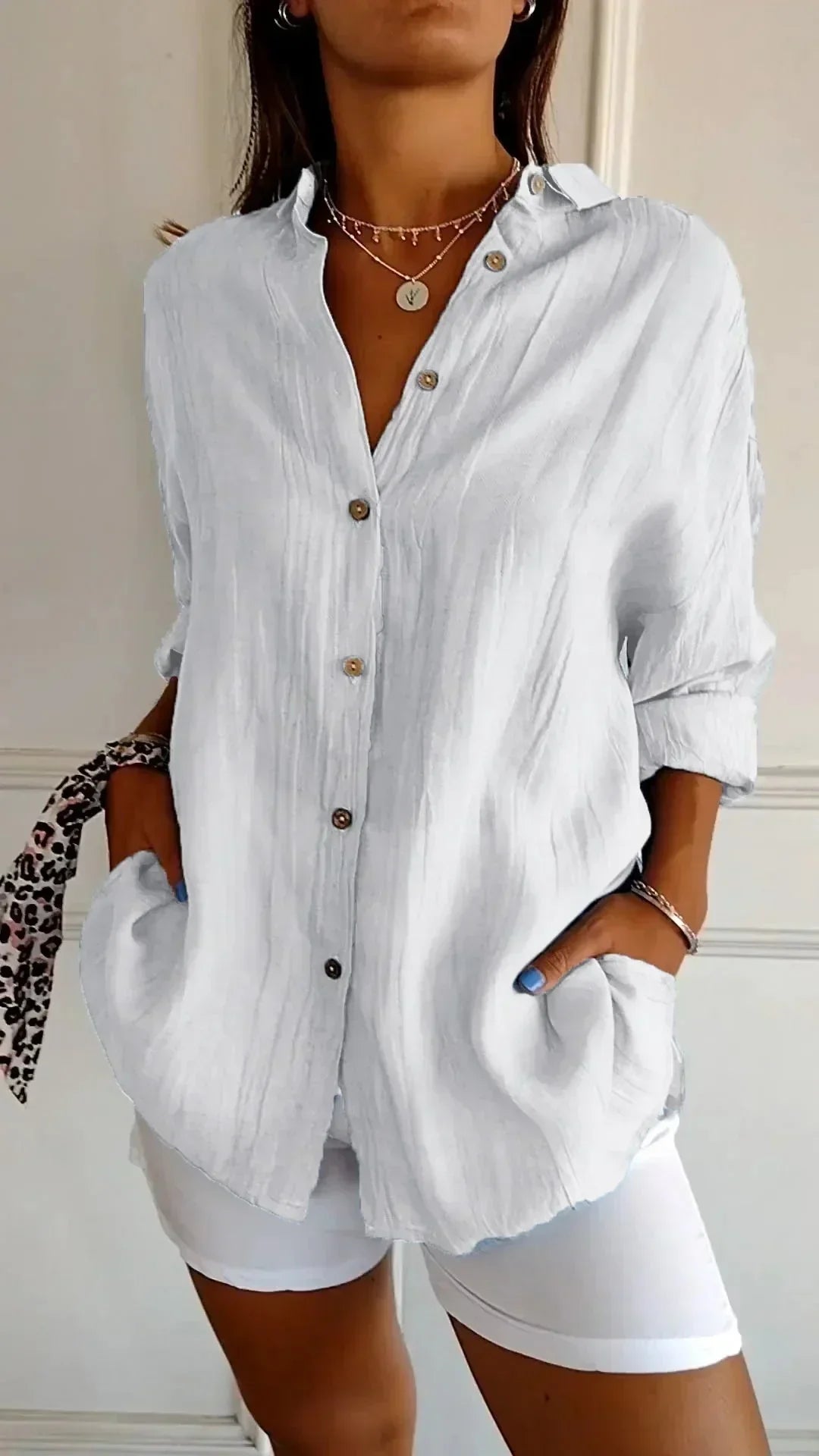 Christina | Blusa de algodón de alta calidad