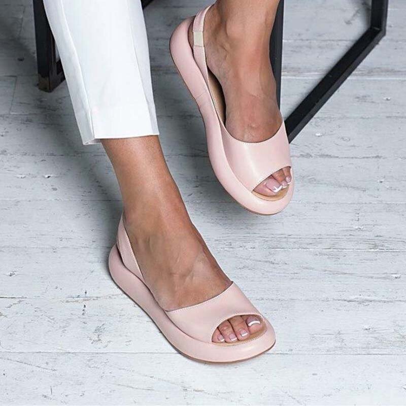 Sandalias femeninas elegantes, modernas y versátiles para verano