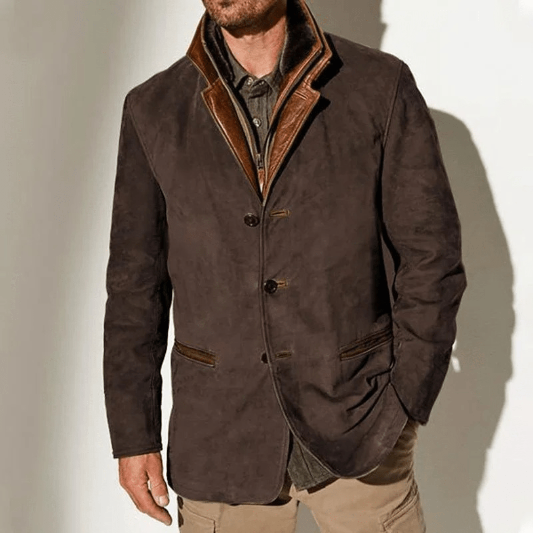 Chaqueta hombre vintage casual cómoda y moderna estilo retro
