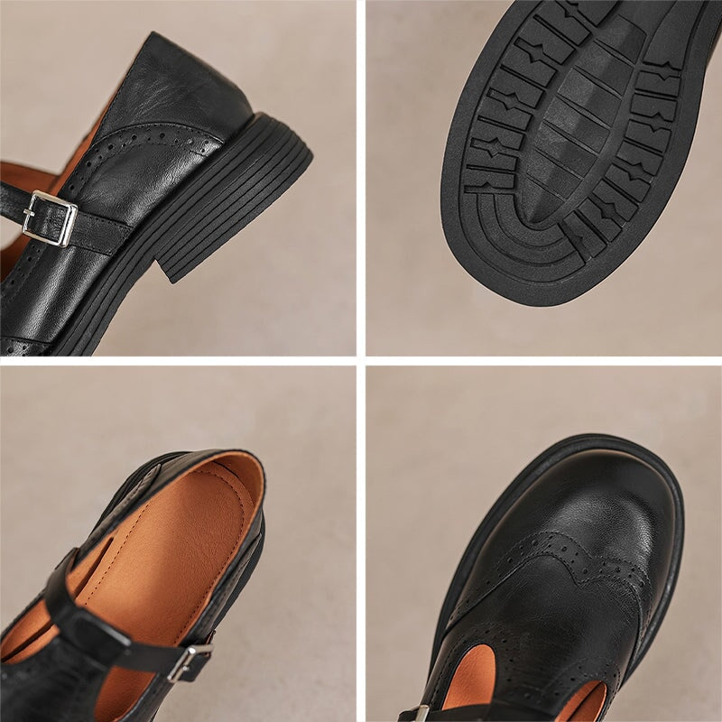Fay | Elegantes Mary Janes de cuero