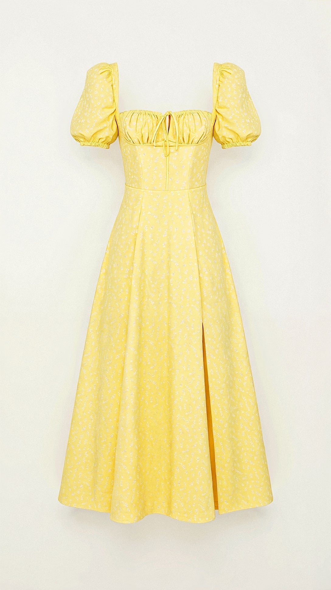 Vestido Midi Mujer – Diseño Atemporal y Elegante con Cuello Cuadrado