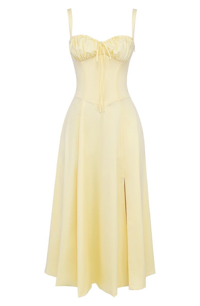 Vestido Midi Elegante Mujer – Corsé Detallado, Cómodo y Atemporal