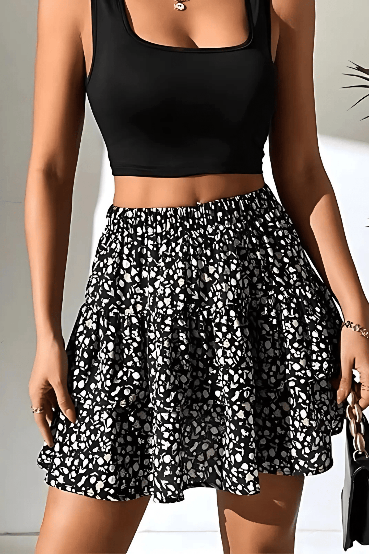 Mini Falda Escalonada Mujer – Cómoda, Versátil y Elegante Casual