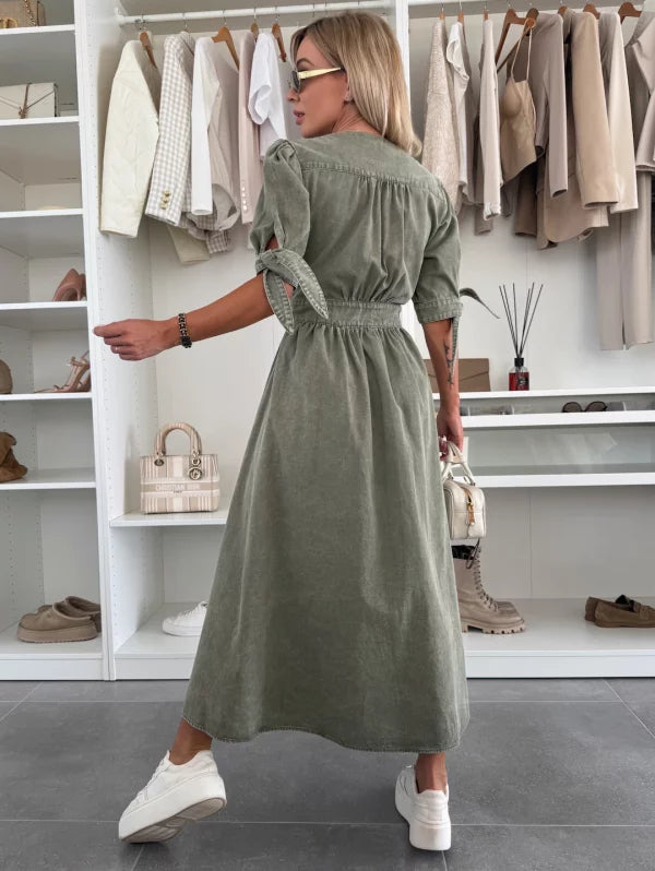 Vestido Denim Mujer – Ligero y Perfecto para Primavera y Verano