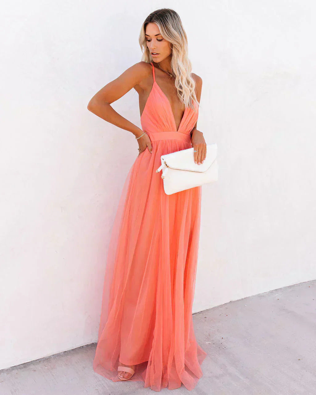 Vestido elegante mujer, ligero y refinado