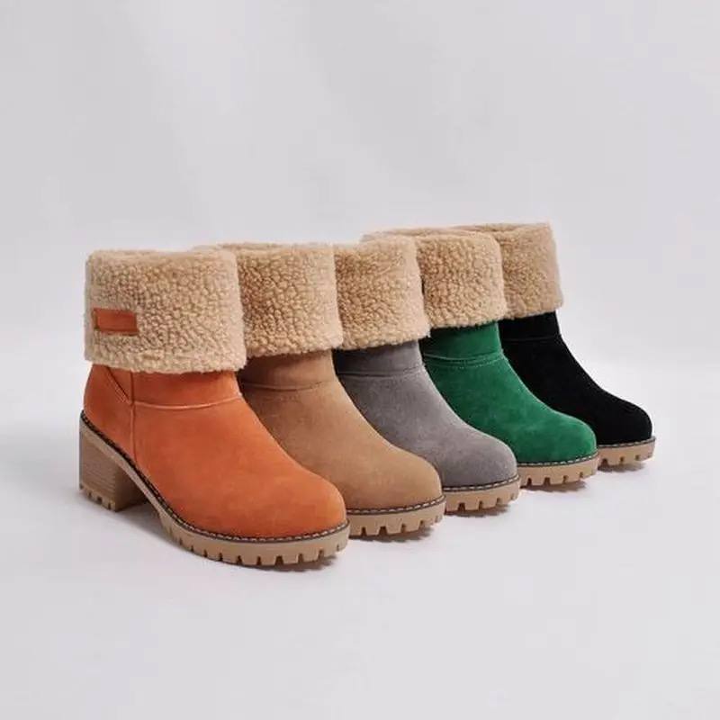 Botas de invierno mujer, modernas y confortables para uso diario