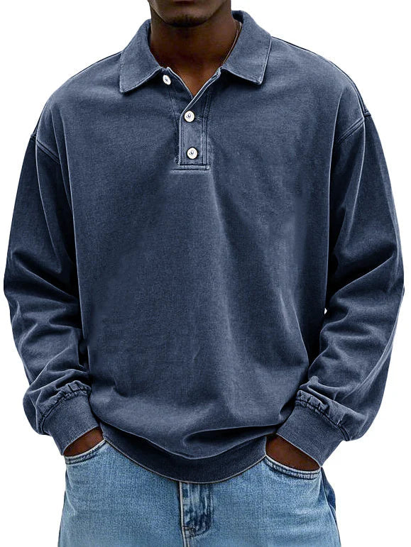 Camisa Hombre – Manga Larga Vintage, Elegante y Atemporal