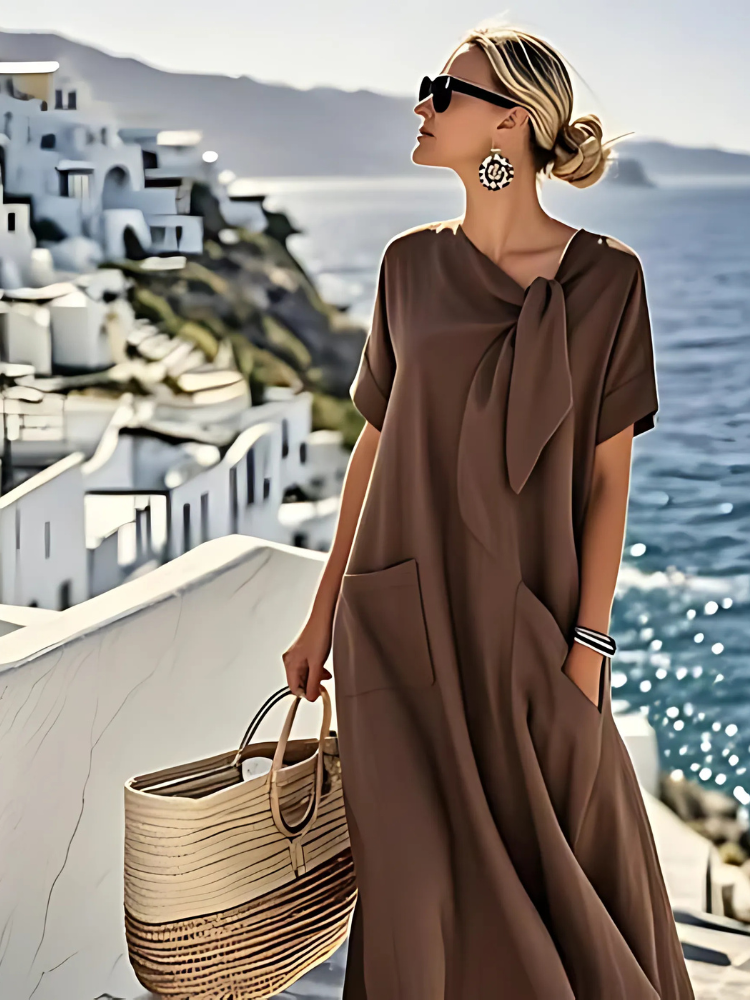 Vestido relajado de verano, ligero y confortable para uso diario