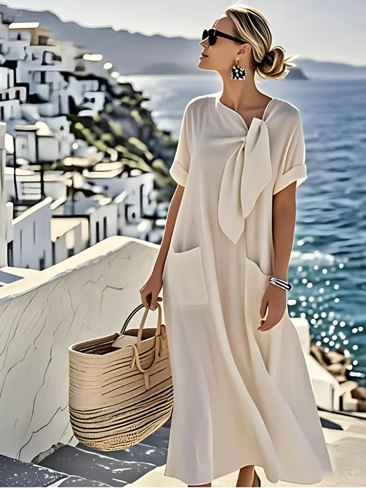 Vestido relajado de verano, ligero y confortable para uso diario