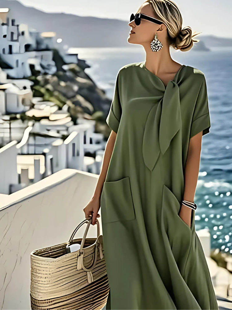 Vestido relajado de verano, ligero y confortable para uso diario