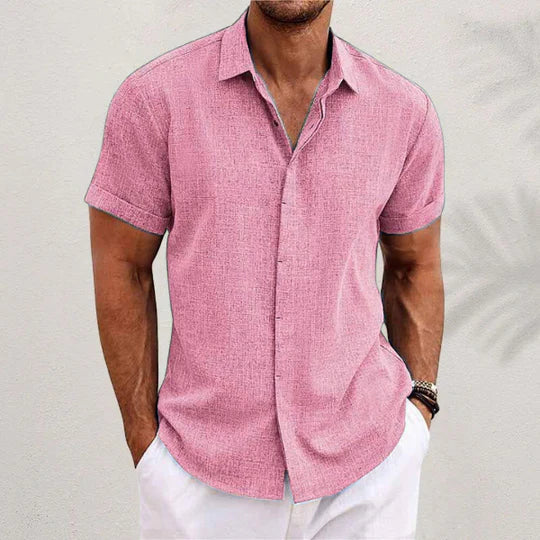 Camisa elegante de hombre, ligera y sofisticada