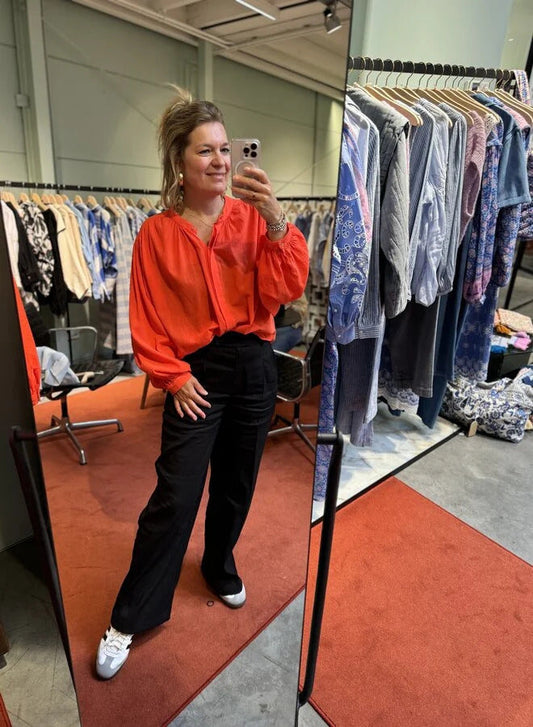 Blusa naranja mandarina