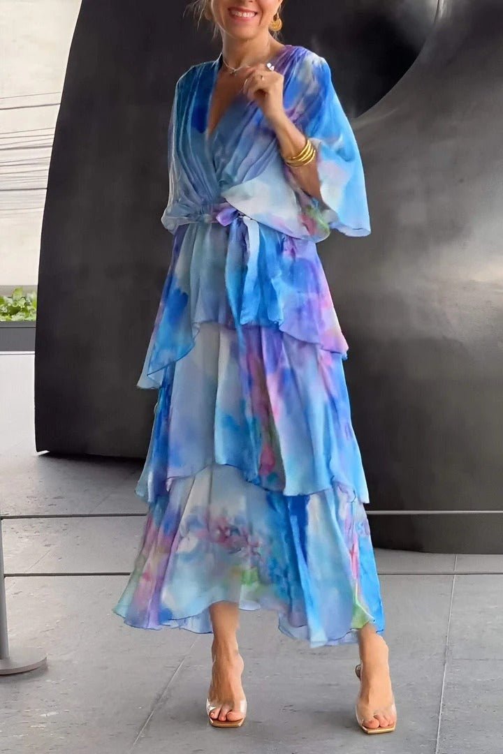 Juanita | Elegante Maxi Vestido Multicolor