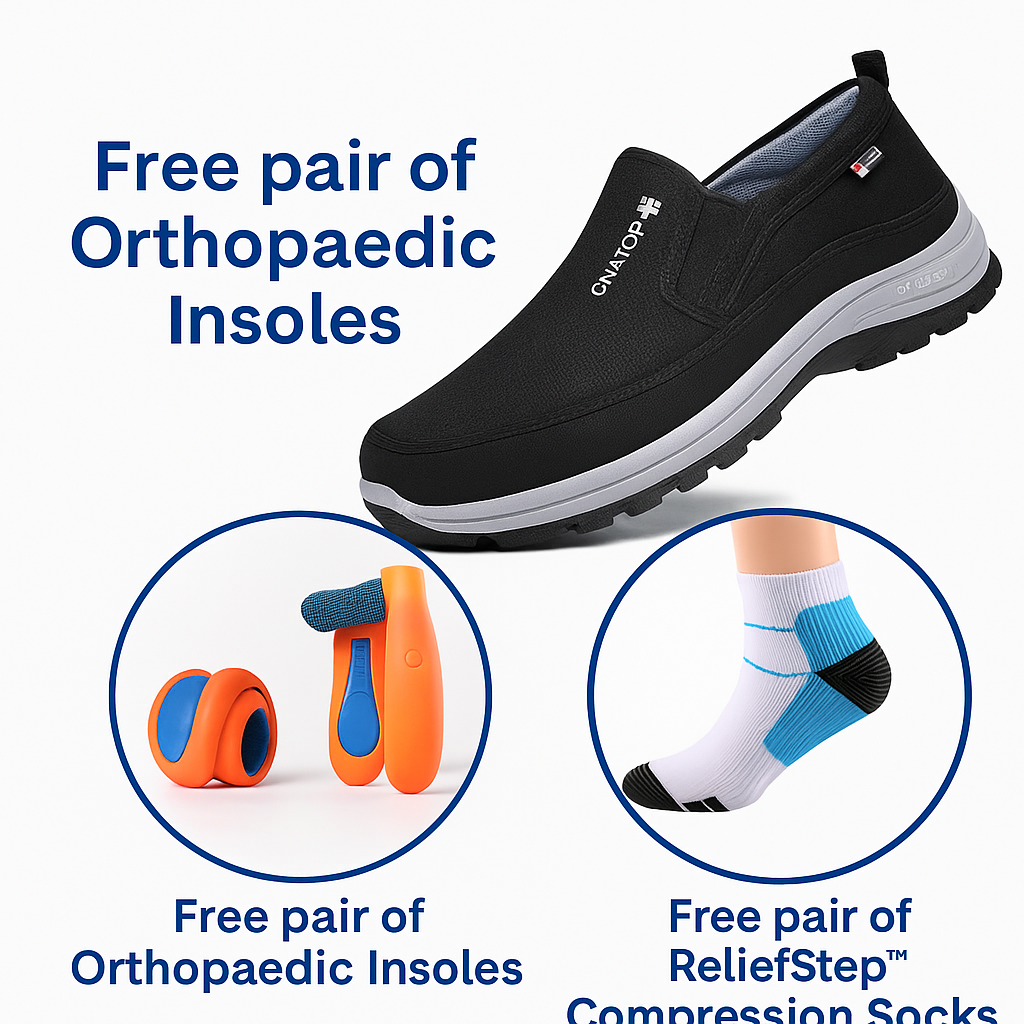 Zapatos ortopédicos hombre, cómodos y ergonómicos para caminar