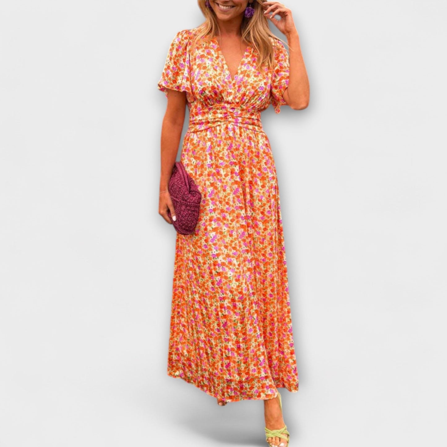 Linn | Vestido clásico con cuello en V