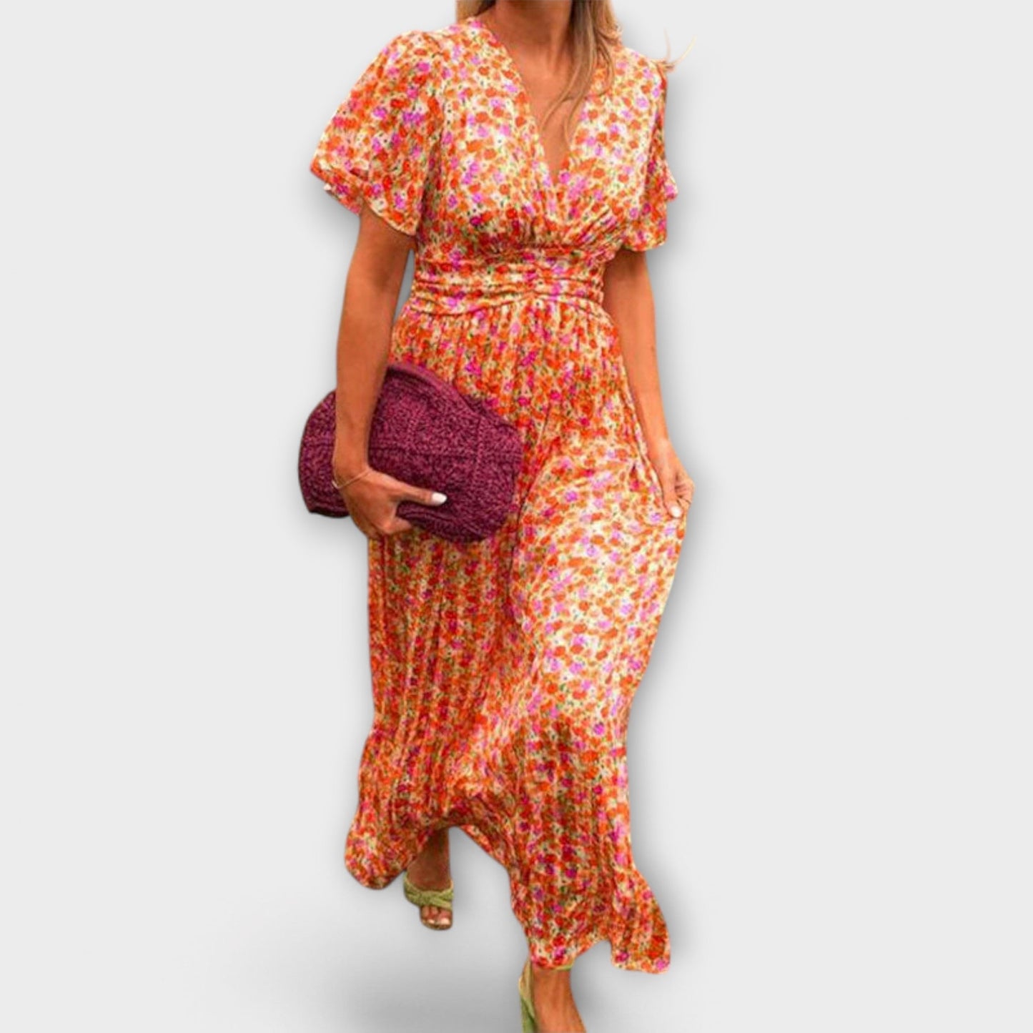 Linn | Vestido clásico con cuello en V