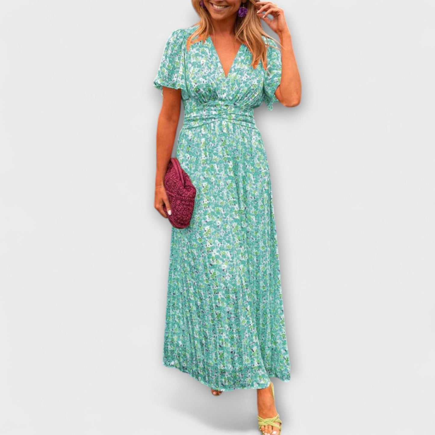 Linn | Vestido clásico con cuello en V