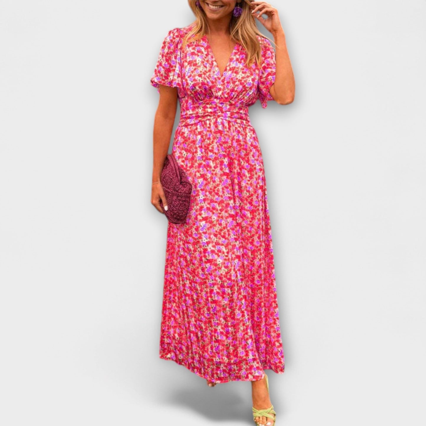 Linn | Vestido clásico con cuello en V